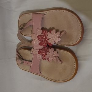 Aster little girl leather sandals size 1